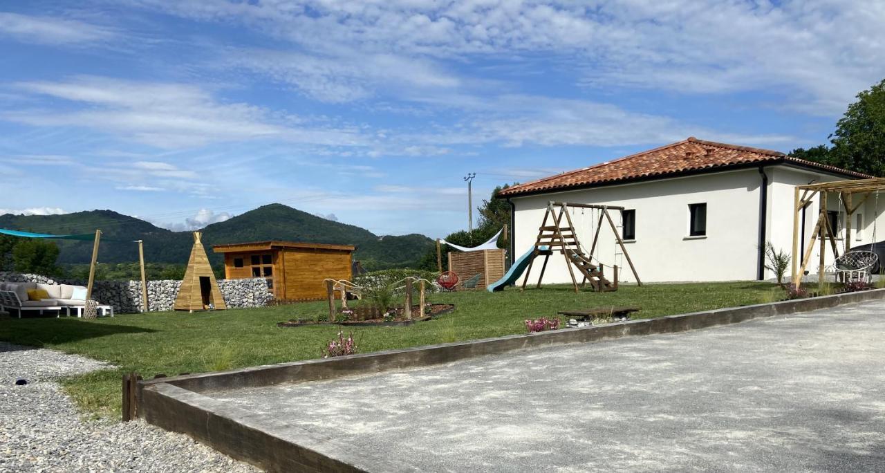 Villa Jacuzzi, Terrain De Petanque Et Aire De Jeux Vue Sur Les Pyrenees Seilhan Zewnętrze zdjęcie